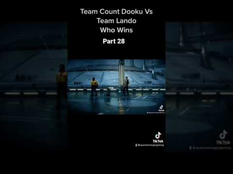 Who Wins Pt 28 || Team Count Dooku Vs Lando||#youtubeshorts #shorts #starwarsbattlefront2 #starwars