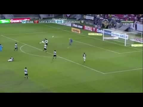 Santa Cruz 1x1 Figueirense/SC - Gols/Narração SPORTV