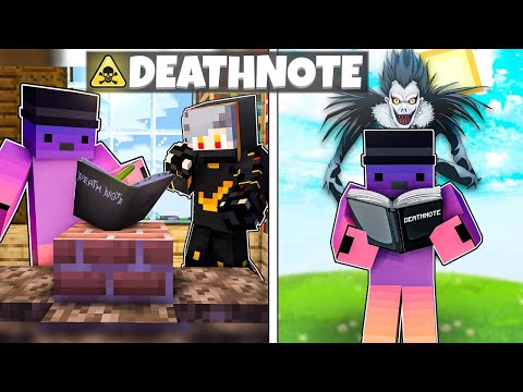 Killing EVERYONE with DEATHNOTE in Minecraft *REUPLOADED*
