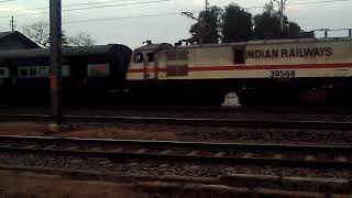 preview picture of video '13054 Siuri Express hauled Howrah WAP 7'