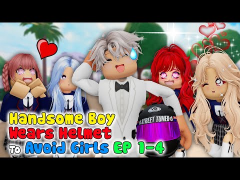 💖 HANDSOME Boy WON'T Show FACE In School EP 1-4 | Amanda Love Diaries