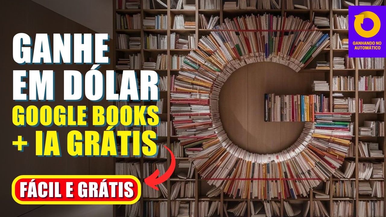 Use o Gogle Books com IA grátis e ganhe em dólar na internet todos os dias