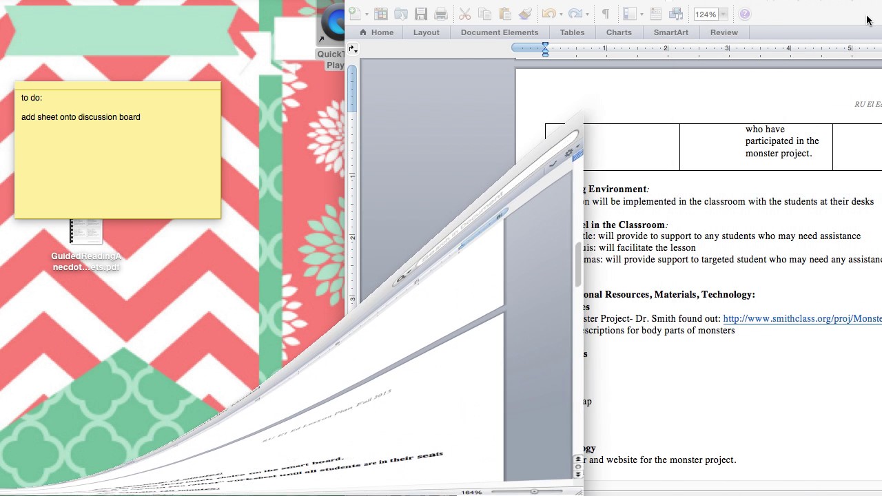 Instruction resources, materials and technology