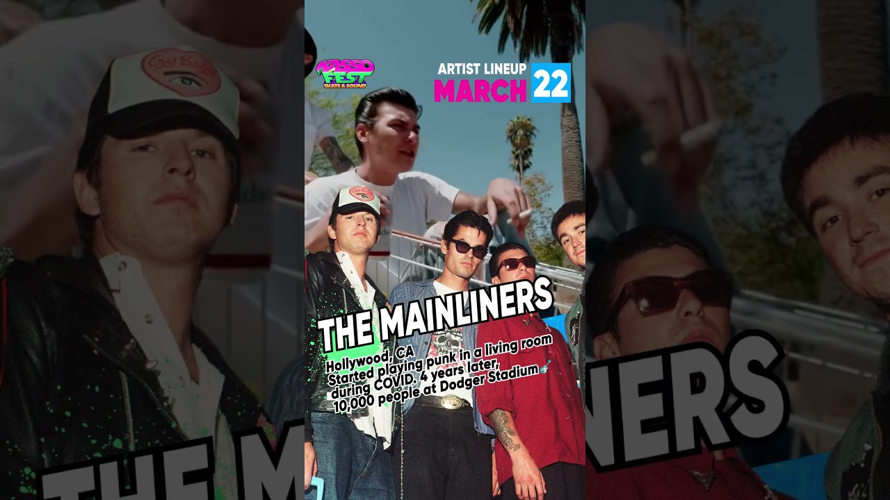 KASSO FEST SKATE & SOUND march 21-22 🛹 long beach, CA