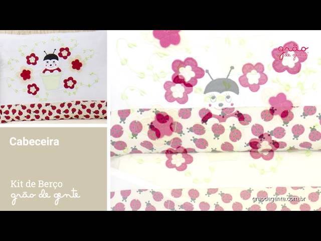Kit Berço Joaninha Charme | Ref: 62909