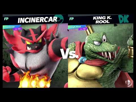 Super Smash Bros Ultimate Amiibo Fights Request #8800 Incineroar vs K Rool