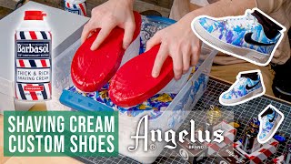 How to Marble Dye your Shoes | Angelus x Barbasol (With Jake Polino)