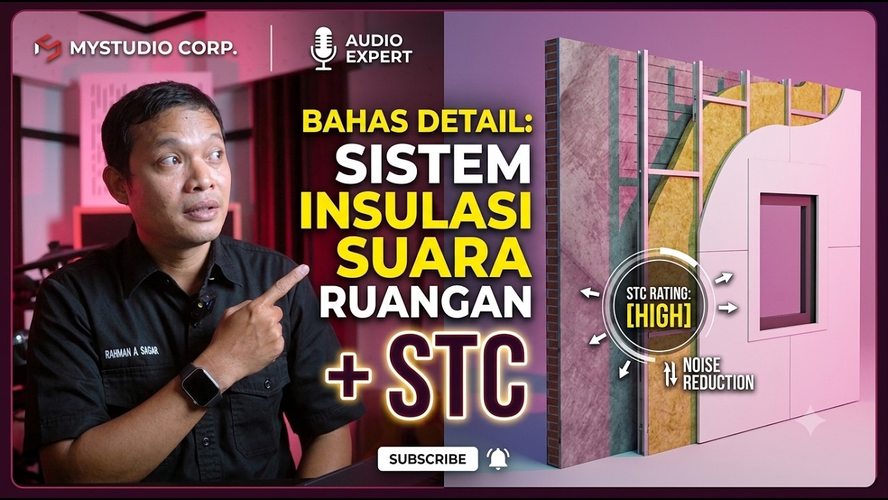 Panduan Lengkap Sistem Insulasi Suara Ruangan: Prinsip Dasar & Material Peredam