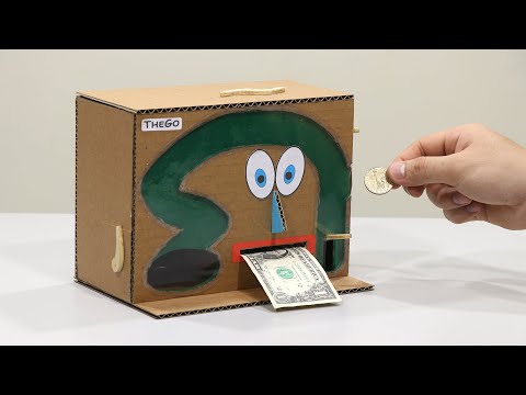 How to make Personal Bank - Coin and Cash Saving Bank