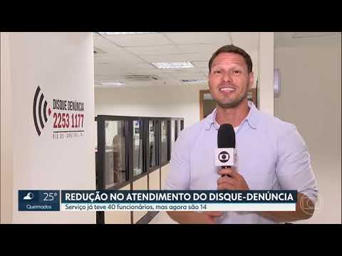 Redução no atendimento do Disque Denúncia - RJ 2
