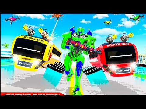 Robot Bus Driving Simulator 🔥 Android Game Play 🔥