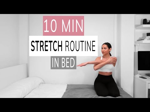 STRETCHING ROUTINE IN BED | relaxation before sleep