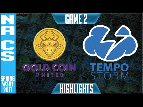 Gold Coin United vs Temp Storm Highlights Game 2 - NACS Week 3 Spring 2017 - GCU vs TS G2