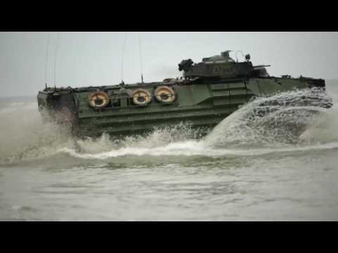 Watch U.S., Romanian Marines storm the beach during Spring Storm 2017