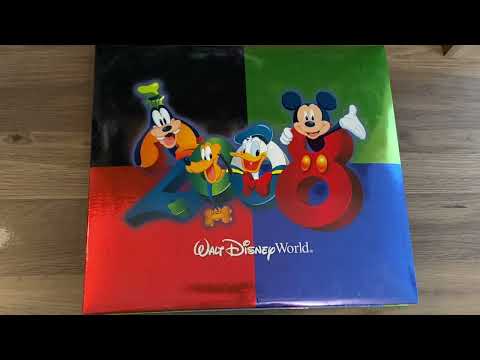 Disney Scrapbok Flip Through - Travel Memories & Junk Journal Style