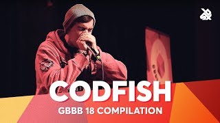 he kill me......every time i hear this sound... you are crazy broo（00:03:14 - 00:14:31） - CODFISH | Grand Beatbox Battle Champion 2018 Compilation