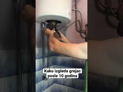 Kako igleda grejac bojlera posle 10 godina koriscenje i neciscenja #shorts #grejač #bojler