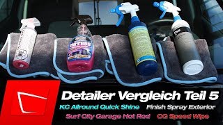 Koch Chemie Allround Quick Shine Detailer Surf City Garage Hot Rod, Chemical Guys Speed Wipe Test