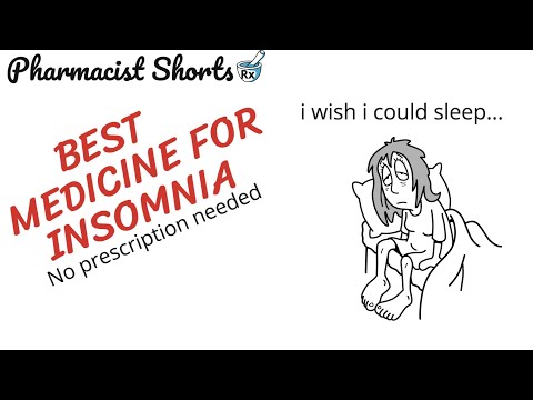 Best Over the Counter Sleep Aid Medicine. Best medication for Insomnia. Pharmacist recommended