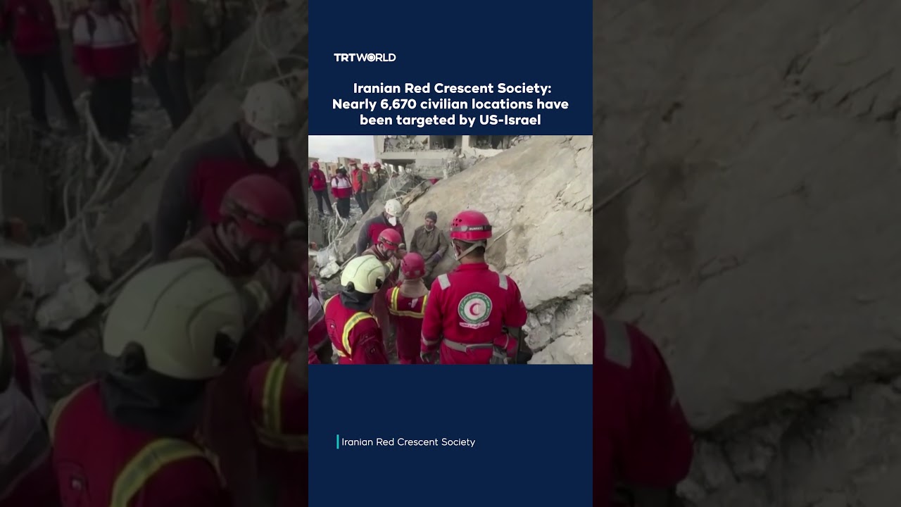 Video | Iranian Red Crescent Society: Nearly 6,670 civilian locations have been targeted by US-Israel