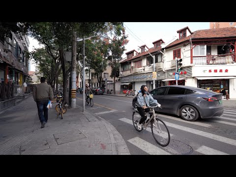 【Shanghai Walking Tour 】Jiashan Road, Xuhui District【4K ASMR】CHINA