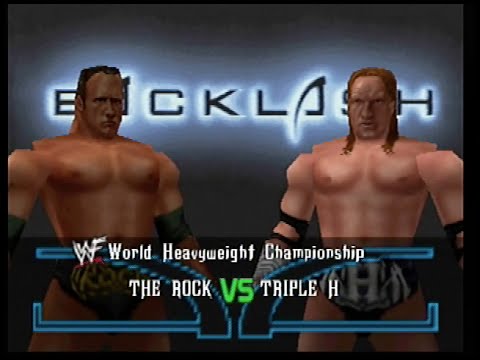WWF No Mercy - The Rock vs. Triple H - Backlash 2000 (Expert)