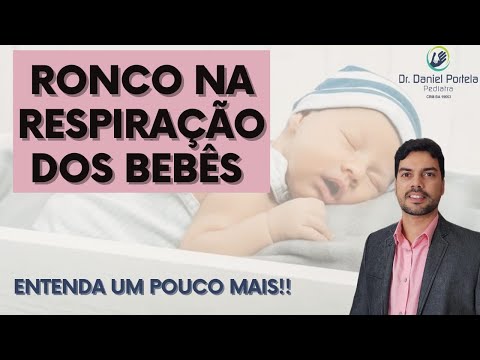 Barulhinho de ronco na respiração do bebê: possibilidades