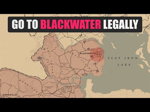 A legal way to go to Blackwater with Arthur Morgan  || RDR2