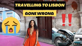 LISBON VLOG - How to Travel to Lisbon GONE WRONG !! (car crash, lost files, wrong flight)