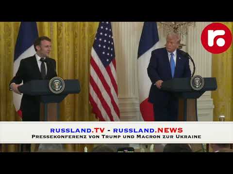 Teil 1 Pressekonferenz von Trump und Macron zum Ukrainekrieg Teil 1 Pressekonferenz von Trump und Macron zum Ukrainekrieg
