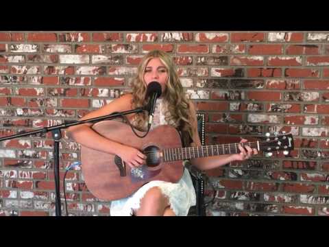 Willie Nelson's Blue eyes cryin live acoustic cover sung by Brennley Brown 14yrs old