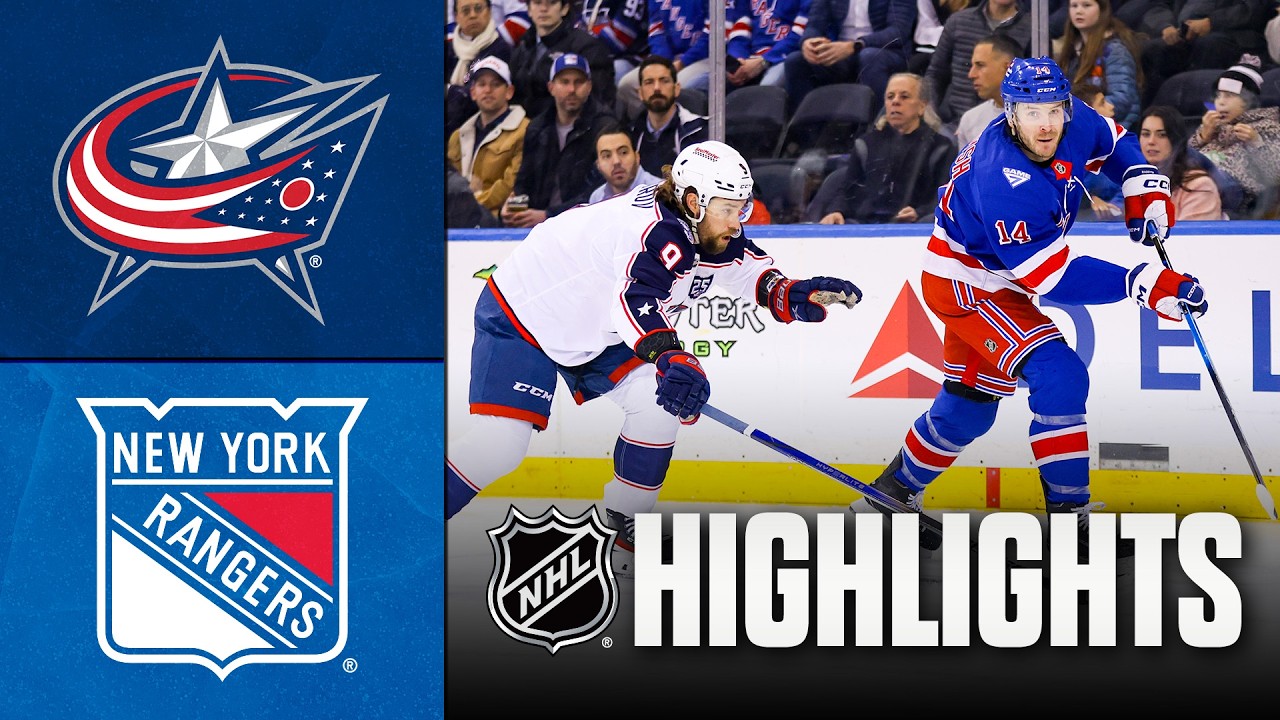 Blue Jackets vs. Rangers | NHL Highlights | March 02, 2026