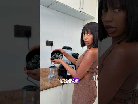 Watch how i blended stones with my blender 😳 #trendingshorts #cooking