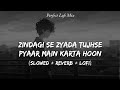 Zindagi Se Zyada Tujhse Pyaar Main Karta Hoon Lofi Song | Slowed + Reverb | Stebin Ben | SSR Lofi