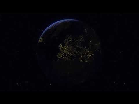 NEW Earth Day & Night Space Loop Full World Spin 1 Hour Background HD Video (1080p)