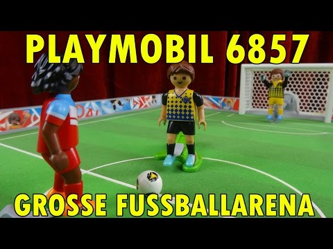 "PLAYMOBIL 6857 GROSSE FUSSBALLARENA ZUM MITNEHMEN" - Football's coming home