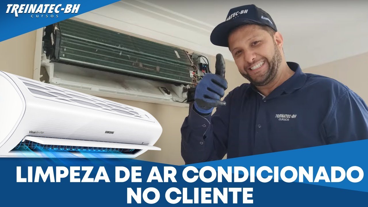 🦠 Limpeza de Ar Condicionado na Casa do Cliente