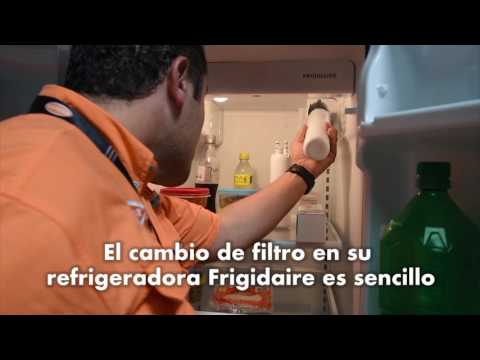Cambio de filtro de agua de refrigeradora Frigidaire