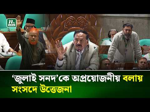 সংসদে 'জুলাই সনদ’কে অপ্রয়োজনীয় বলায় উত্তেজনা | NTV News