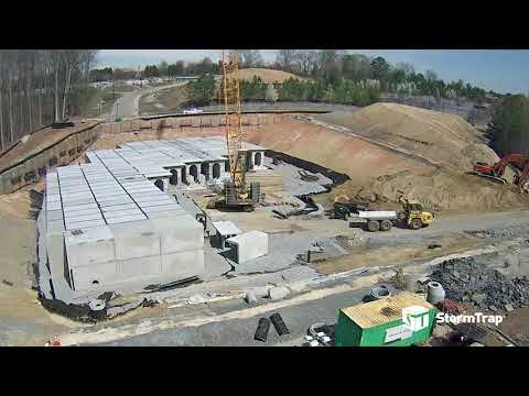 Stomwater Detention System for the Infinite Energy Arena - Duluth, GA