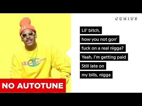 GENIUS INTERVIEWS VS  SONGS AUTOTUNE VS  NO AUTOTUNE
