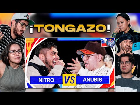 😠¡TONGAZO! - COLOMBIANOS REACCIONAN a NITRO vs ANUBIS [RED BULL CHILE 2025]