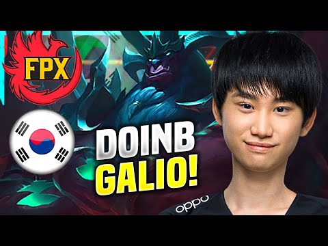 DOINB DOMINATING GALIO! - FPX Doinb Plays Galio Mid vs Zoe! | KR SoloQ Patch 10.22