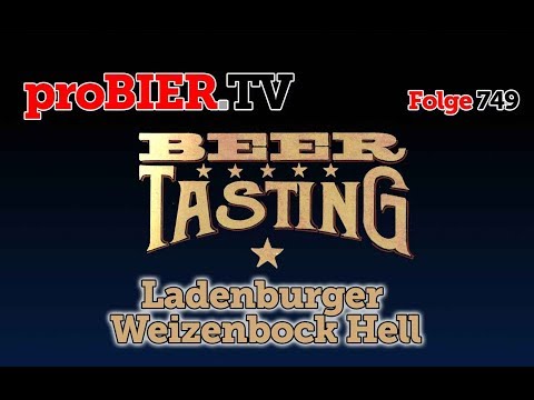 Weizenbock hell von Ladenburger | proBIER.TV - Craft Beer Review #749 [4K]