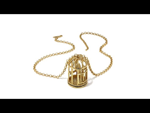 Rara Avis by Iris Apfel Goldtone Birdcage 36" Necklace