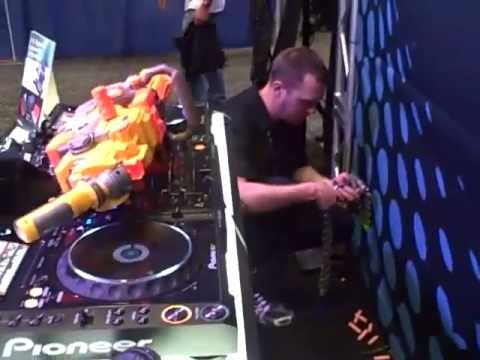 DJ Pulse with his GUNS..