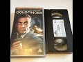 Original VHS Opening And Closing To Goldfinger UK VHS Tape