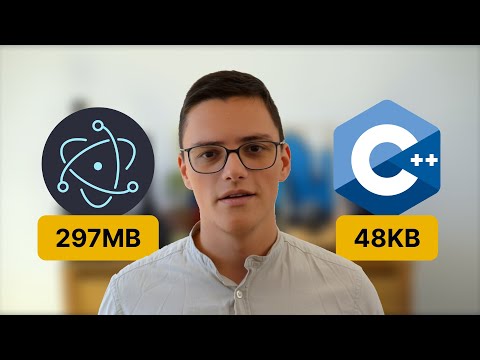 Building Desktop Apps with C++ & WebView: 48KB Binary, Instant