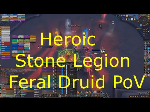 Shadowlands 9.0.2 - Feral Druid POV Guide - Heroic Stone Legion Generals - Guild Discord Comms!