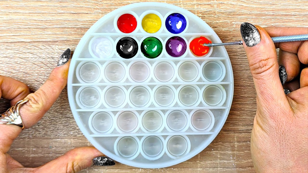 24 Colors Made from Just 3 Primary Colors |  Acrylic Color Mixing Tutorial